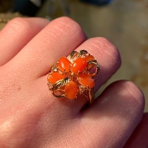 Vintage Coral Ring